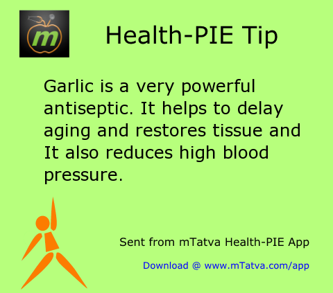 garlic,high blood pressure,anti ageing,antiseptic