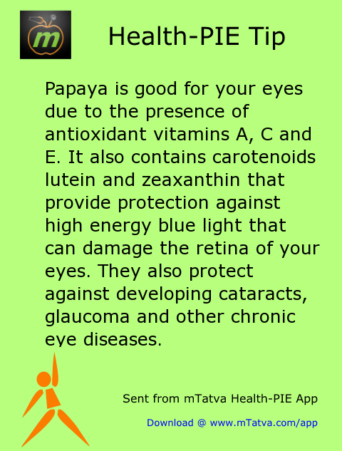antioxidant food,eye protection,healthy food habits,papaya